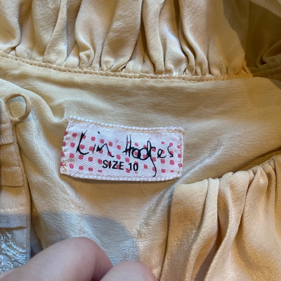 Cream 100% silk dress - Picture 4 of 4